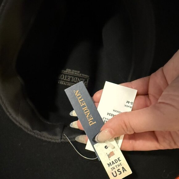 Pendleton Wool Black MARNI FEDORA S/M NWT - Picture 7 of 8